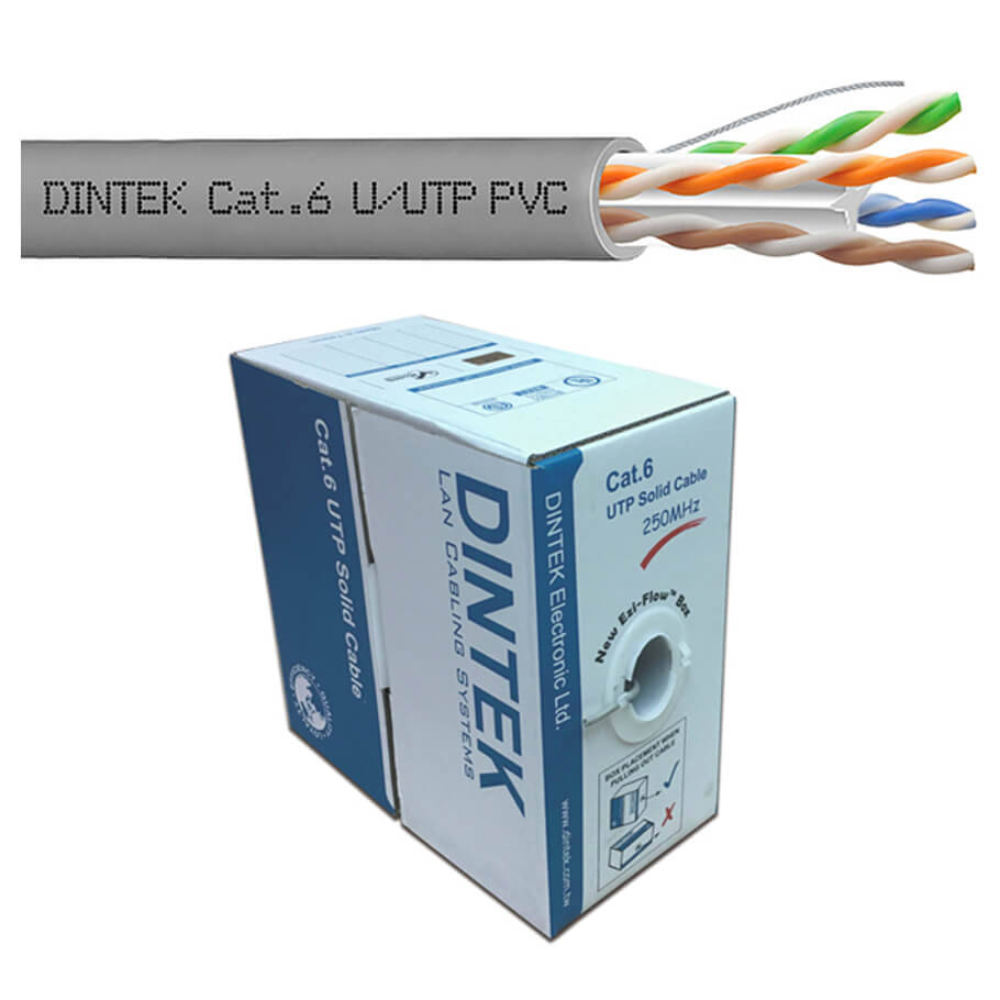 Cáp mạng Dintek CAT.6 UTP (1101-04004MB)